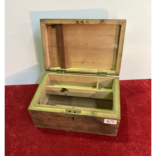 67 - Wooden box