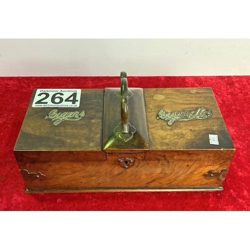 264 - Cigarette Box with contents