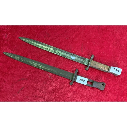 300 - Pair of WW1 Bayonets