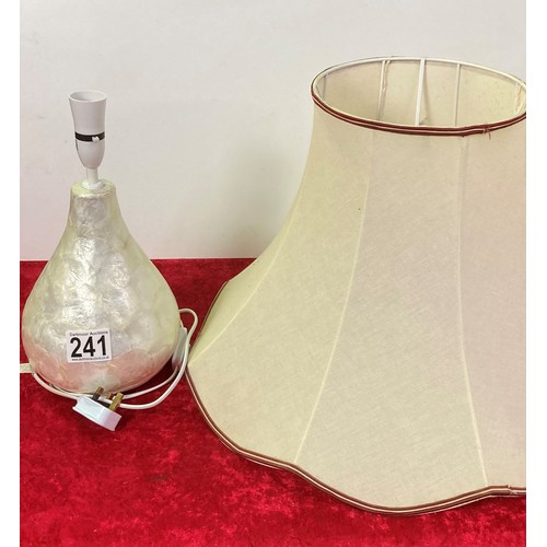 240 - Lamp with large shade