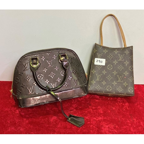 290 - Pair of replica Louis Vuitton handbags