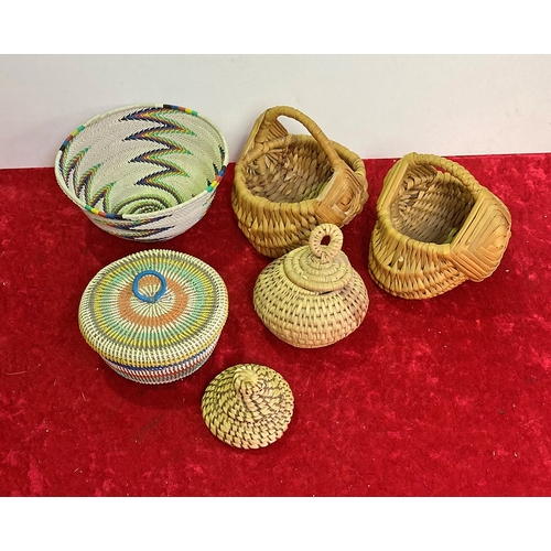 334 - African bowls and baskets