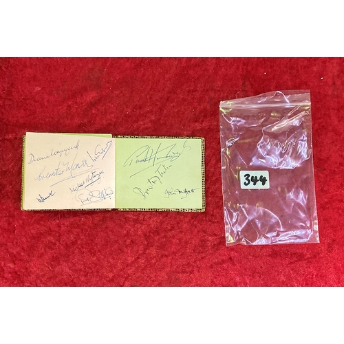 344 - 1950's autograph book