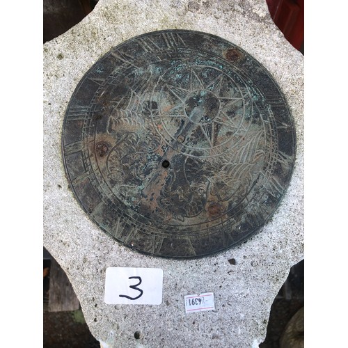 3 - Stone garden sundial (a/f)