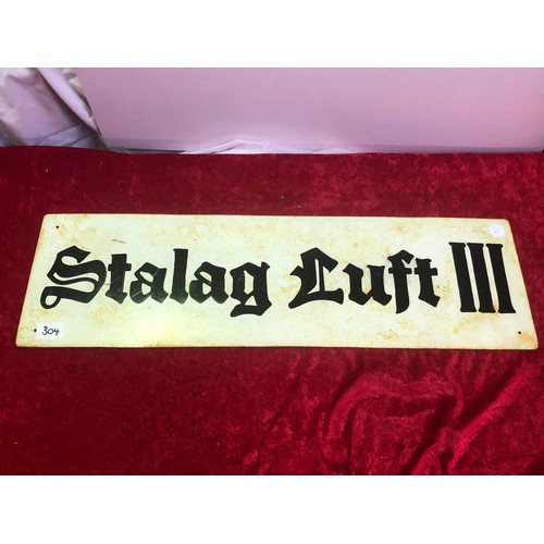 304 - Stalag Luft III Metal Sign