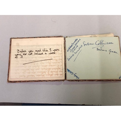 344 - 1950's autograph book