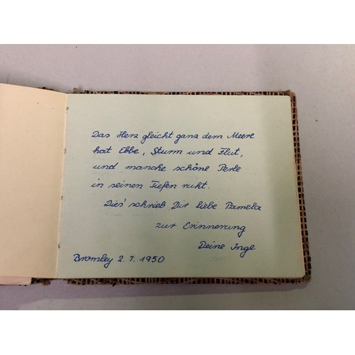 344 - 1950's autograph book