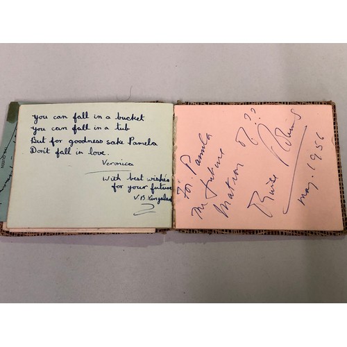 344 - 1950's autograph book