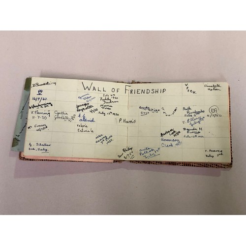 344 - 1950's autograph book