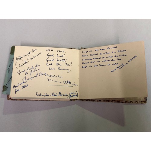 344 - 1950's autograph book