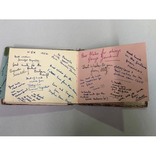 344 - 1950's autograph book