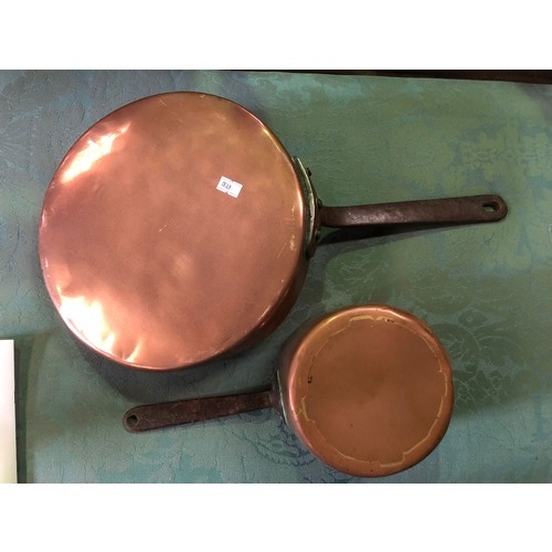75 - 2 Copper Pans
