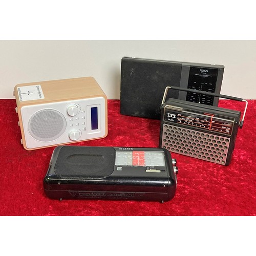 4 - Sony, Ross, vintage, & DAB radios