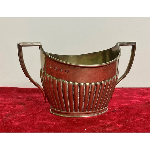 86 - Silver sugar bowl, Birmigham 1893/4, 105g