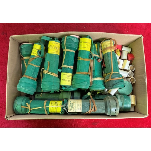 91 - Quantity of FFlam rubber torches with spare bulbs
