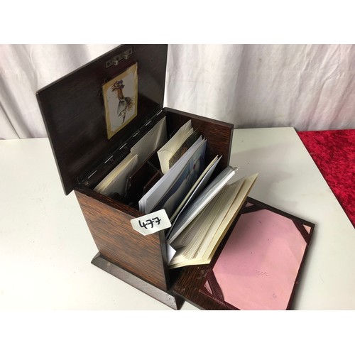 477 - Really pretty writing box with contents