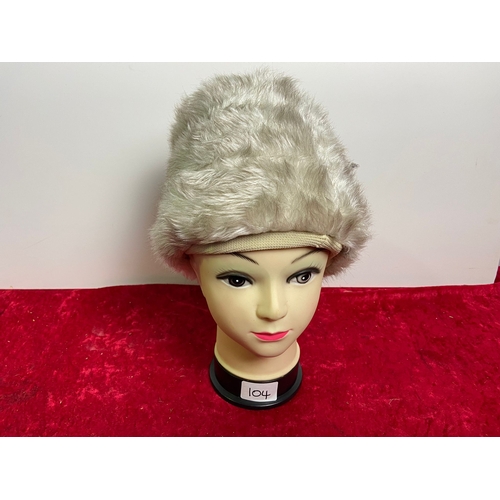 104 - Display head with hat