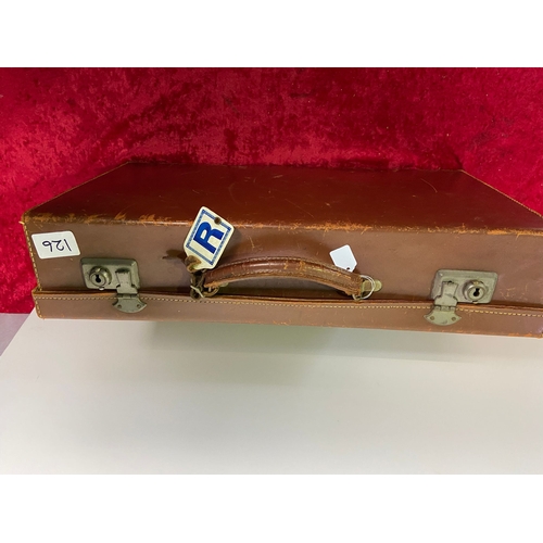 126 - Suitcase with contents