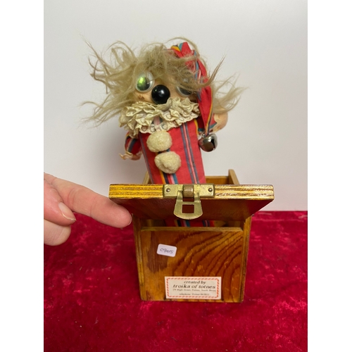 129 - Vintage Jack (clown) in a box
