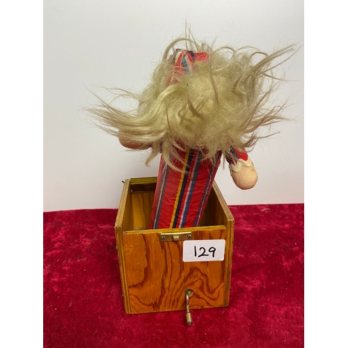 129 - Vintage Jack (clown) in a box
