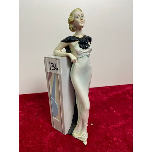 136 - Star of the silver screen figure by Carole Knight