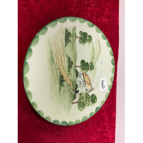 140 - Bovey Pottery Co Dartmoor Ware plate by Peter Rogers