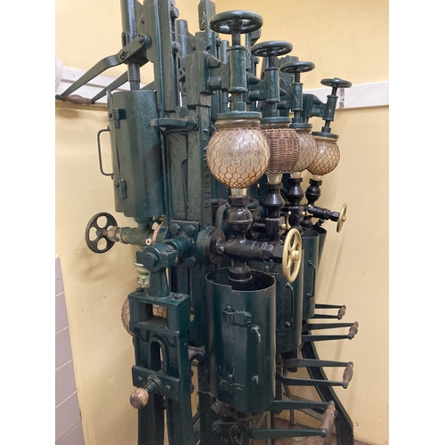 406 - Vintage Babycham manual bottling machine measuring approx 2m tall and 1m wide. UK delivery can be ar... 