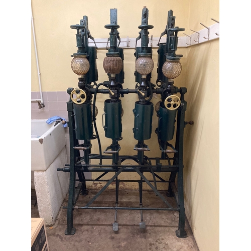 406 - Vintage Babycham manual bottling machine measuring approx 2m tall and 1m wide. UK delivery can be ar... 