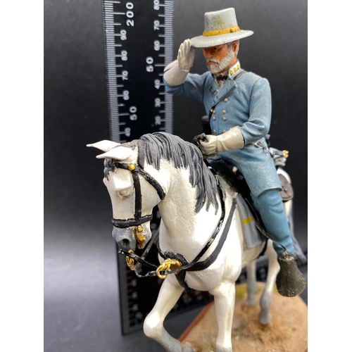 166 - Model of a American Civil War general Robert E. Lee on a horse