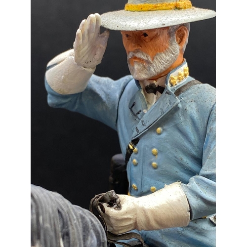 166 - Model of a American Civil War general Robert E. Lee on a horse