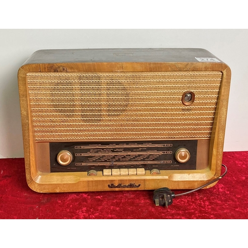 274 - Vintage His Masters Voice radio