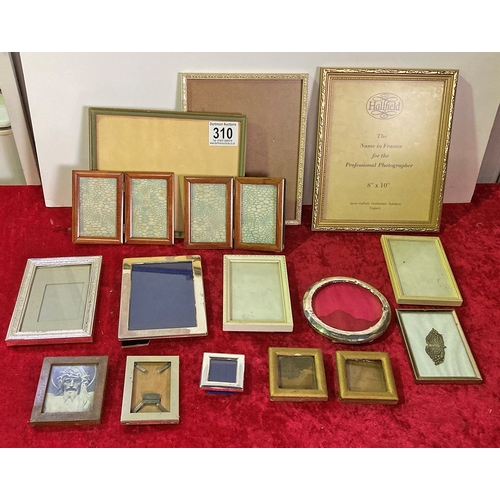 310 - Selection of small picture frames