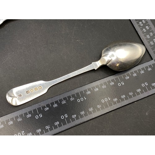 235 - Set of six silver spoons, London 1845-6, 210g