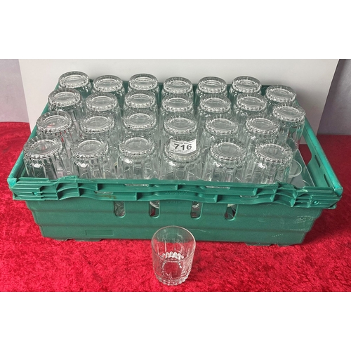 86 - Crate of glasses - perfect for Christmas and New Year entertaining