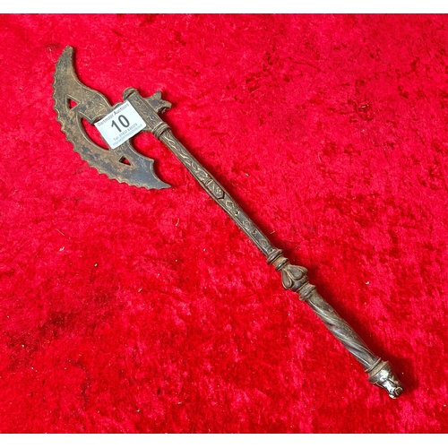 10 - Decorative iron axe