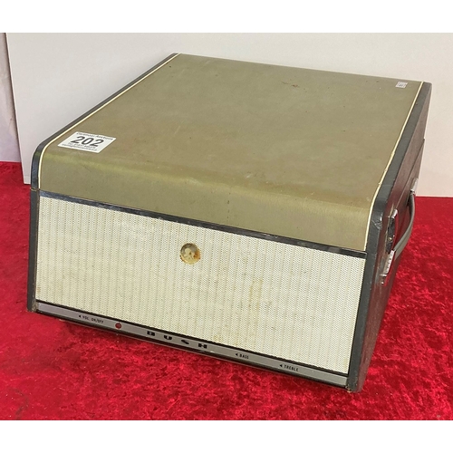 202 - Vintage Cased Record Player