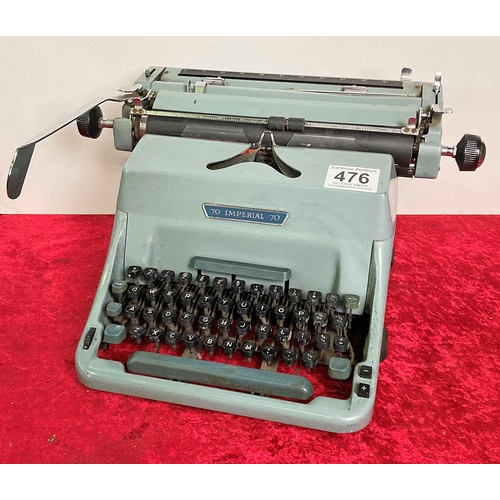 476 - Imperial 70 typewriter A/F.