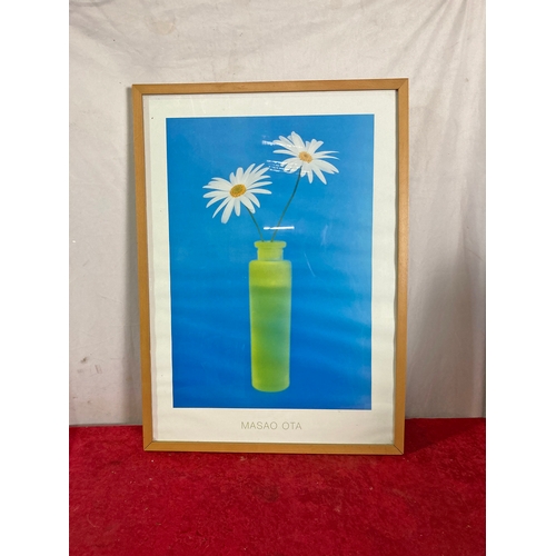 383 - Five framed floral prints