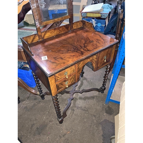 572 - Matching boudoire table with a matching dressing table