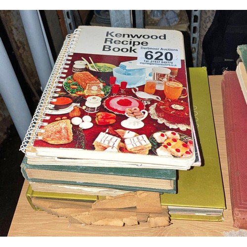 620 - Collection Vintage/Retro cook books (Kenwood,Atora etc