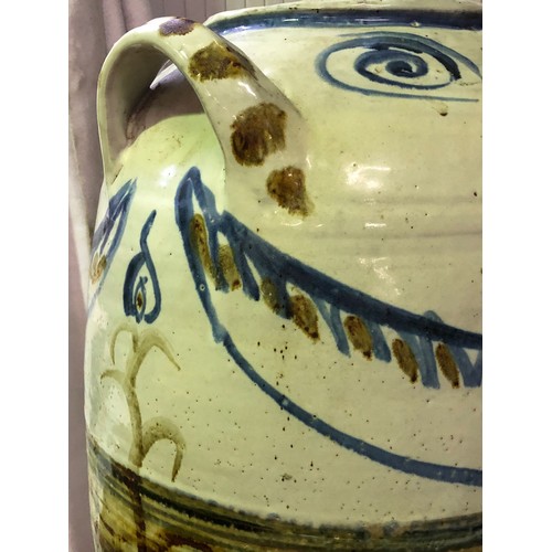 13 - Large and very impressive Studio Pottery Urn - approx 60 cm - with maker's mark (see photo)