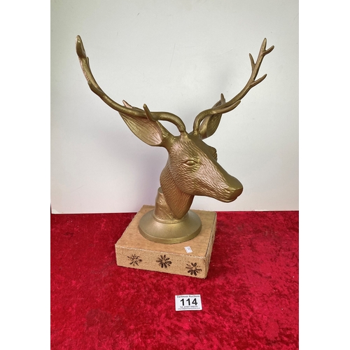 114 - Impressive stag head