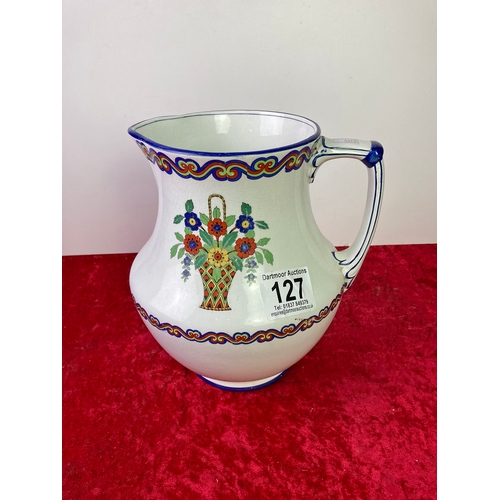 127 - Large Pearl pottery jug