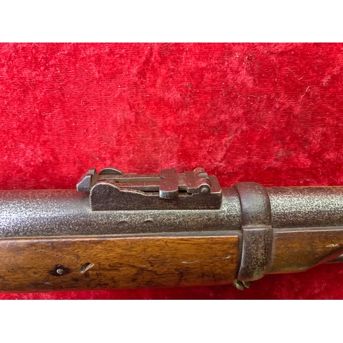 456 - Very scarce 1855-60  Lancaster’s patent .577 oval bored percussion carbine.

Patent elevating ladder... 