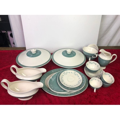 766 - Lovely Royal Doulton 'Cascade' dinner service - see both photos for all included