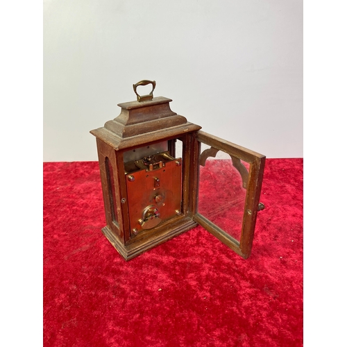 128 - Carrington of London small wind up carriage clock