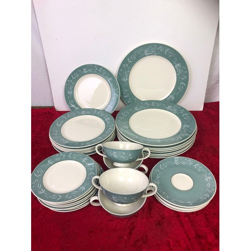 436 - Lovely Royal Doulton 'Cascade' dinner service - see both photos for all included