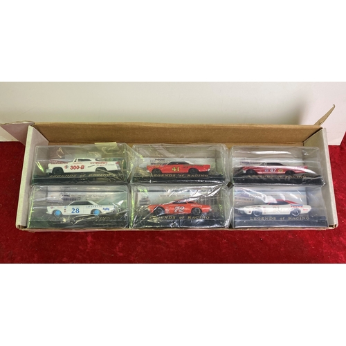 351 - 6 x Boxed diecast model cars:  Legends of Racing Collection Limited Editions