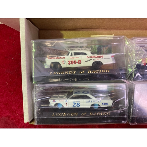 351 - 6 x Boxed diecast model cars:  Legends of Racing Collection Limited Editions