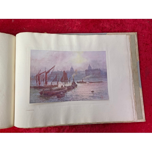 387 - The Silvery Thames book , illustrated by Ernest W Haslehust , 1906 . No 15 of a limited edition of 2... 